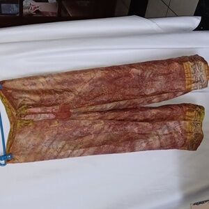 Paisley wrap around pants, reversible, silky